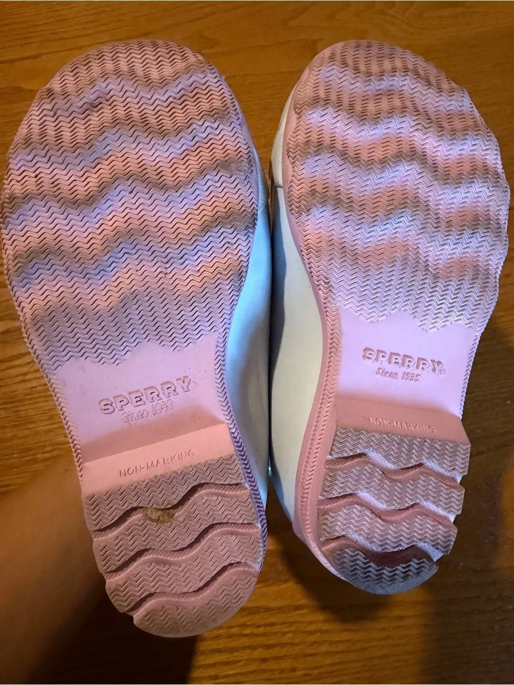 Sperry Kids Iridescent Mint & Pink Rain Boots